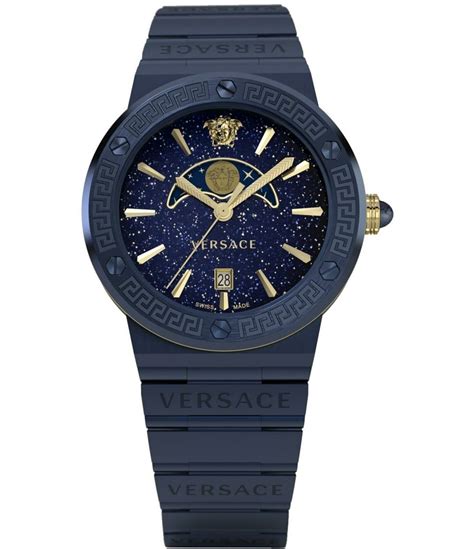 versace moon phase watch|VERSACE Greca Logo Moonphase Watch .